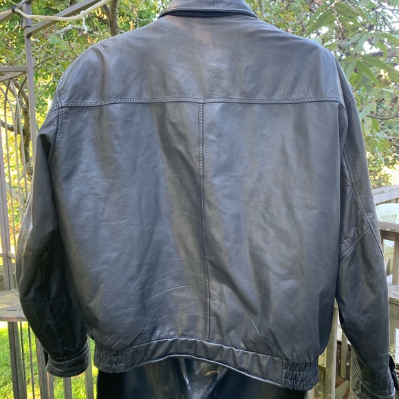 Sea Dream leather black motorcycle jacket Men’s L - Picture 7 of 16